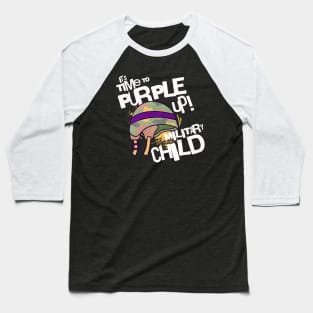 Purple Up For Military Kids - Military Purple-Up 2023 Day Baseball T-Shirt